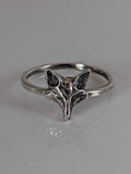 925 Silver Fox Ring – Nature-Inspired Handmade Gift for Animal Lovers
