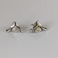 Silver Steed Silver Saddle Stud Earrings