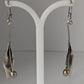 Silver Steed Tulip Dangling Earrings