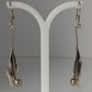 Silver Steed Tulip Dangling Earrings