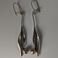 Silver Steed Tulip Dangling Earrings