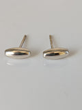 Silver Steed Grain or Bud Stud Earrings