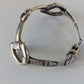 Silver Steed Large Snaffle Bangle