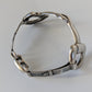 Silver Steed Large Snaffle Bangle