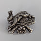 Silver Steed Rabbit Hunting Silver Pin