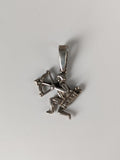 Silver Steed Archer Silver Pendant