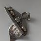 Silver Steed A Cat's Shelf Silver Pendant