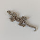 Silver Steed Detailed Lizard Silver Pendant