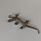 Silver Steed Detailed Lizard Silver Pendant