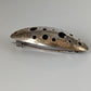 Silver Steed Coral Silver Brooch