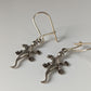 Silver Steed Gecko Silver Dropped Earrings