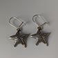 Silver Steed Sea Star Dropped Earrings
