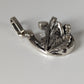 Silver Steed Oak & Horseshoe Silver Pendant