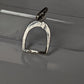Silver Steed Stirrup Silver Pendant