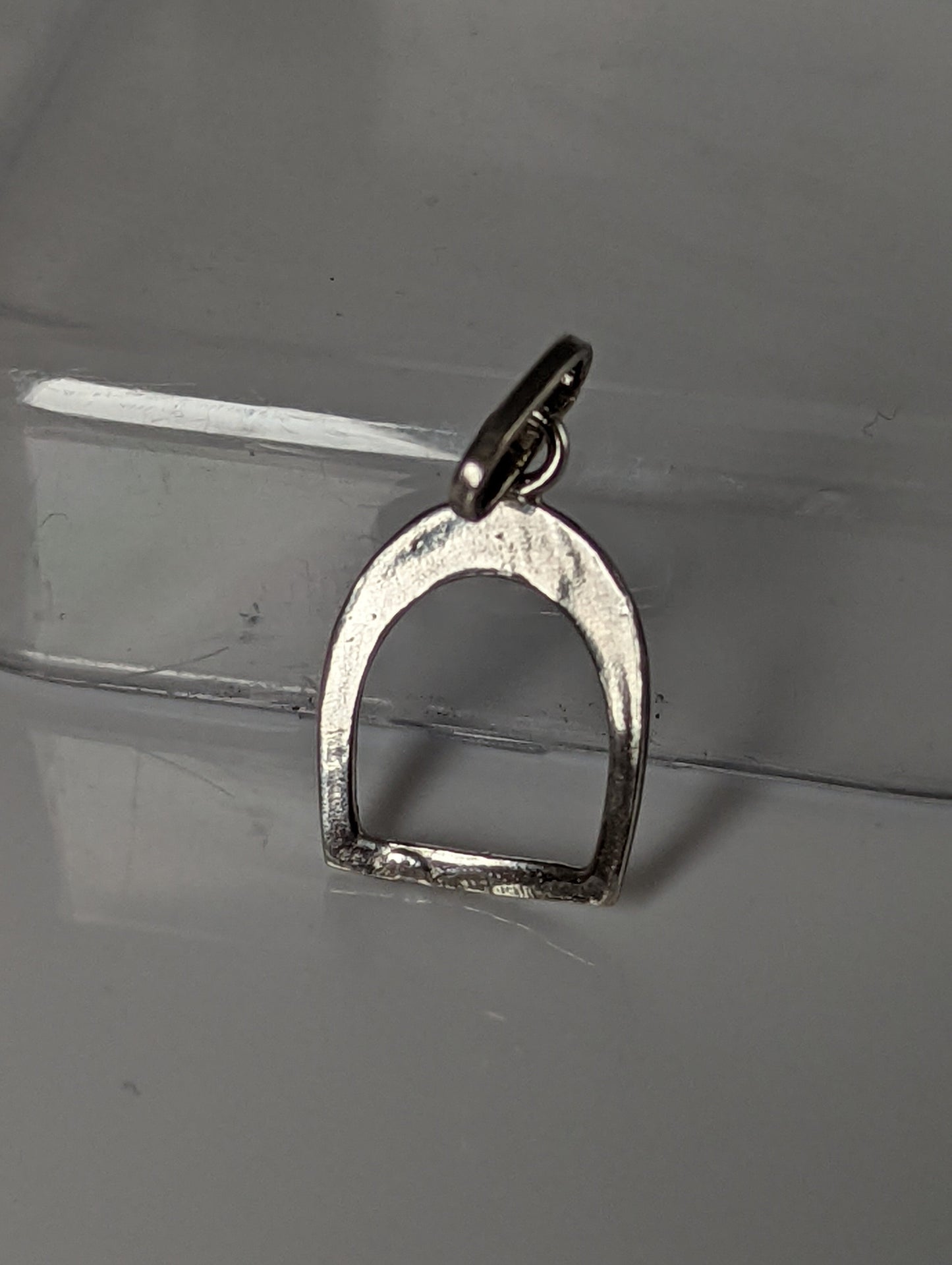 Silver Steed Stirrup Silver Pendant