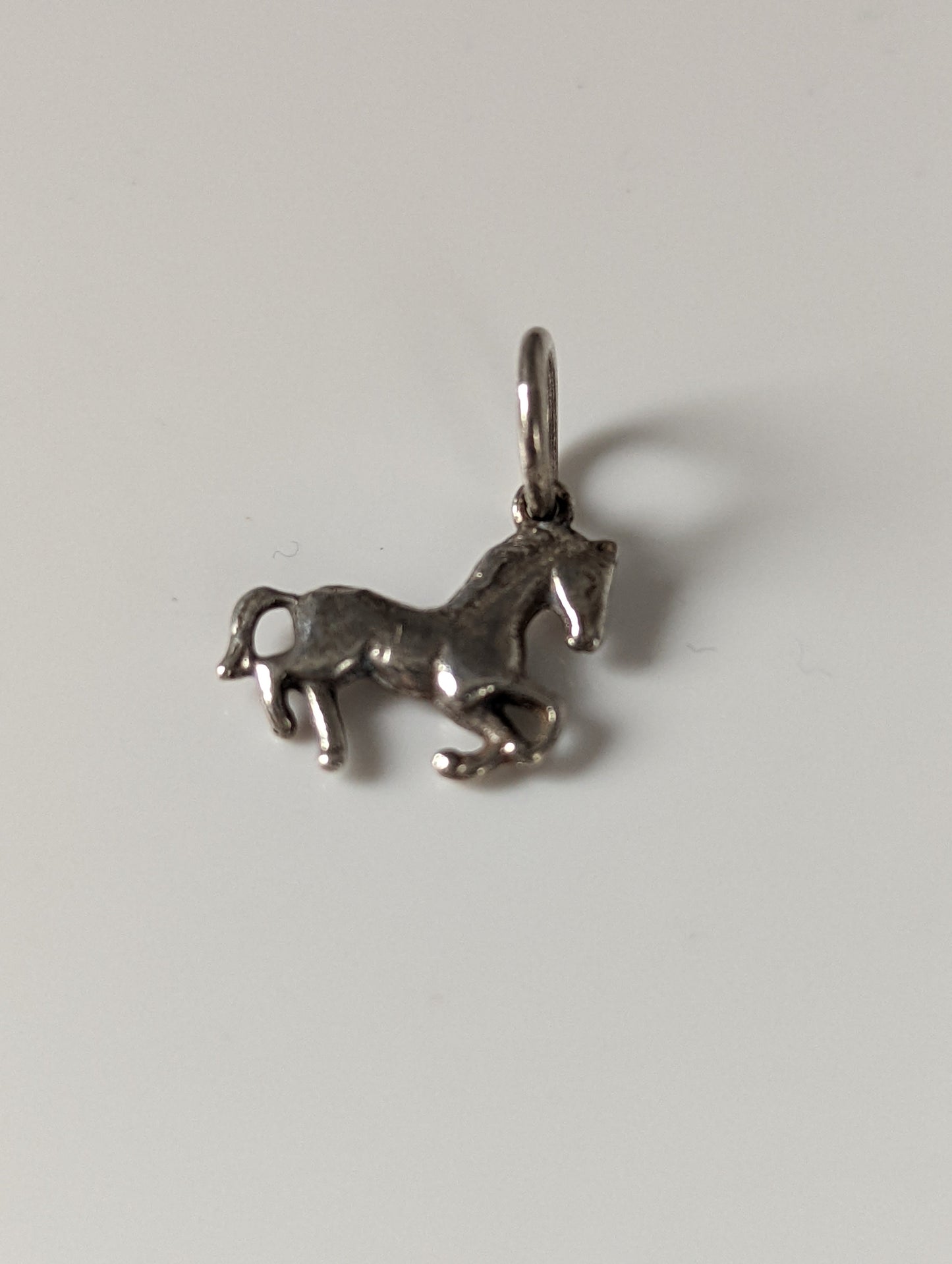 Silver Steed Horse Silver Pendant