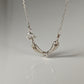 Silver Steed Snaffle Necklace