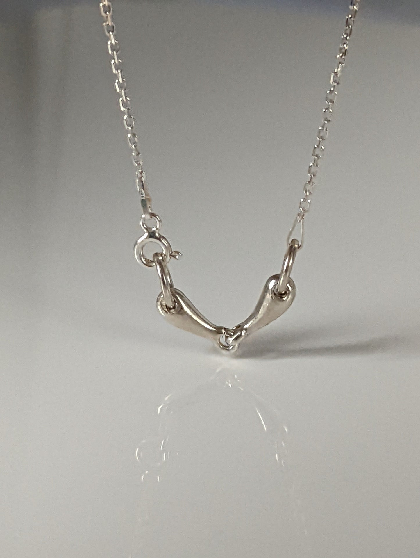Silver Steed Snaffle Necklace