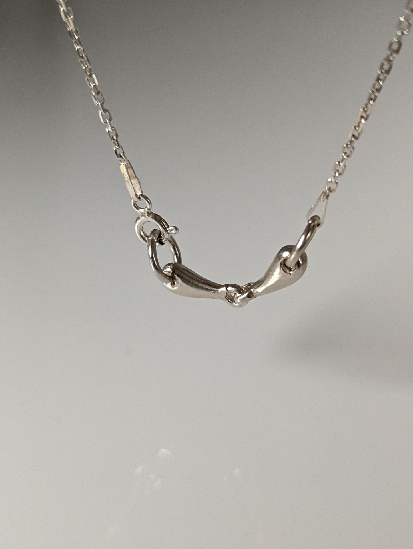 Silver Steed Snaffle Necklace