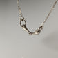 Silver Steed Snaffle Necklace