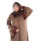 Coloured Embroidered Sleeves Abaya with Intricately Designed Richly Colored Sleeves for Modesty and Style