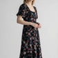 Louche Nadine Carpathian Florals Print Midi Dress