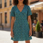 Frankie Bubble Pop Wrap Mini Jersey Dress