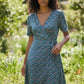 Frankie Spring Bloom Wrap Mini Jersey Dress