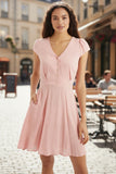 Cathleen Mini Petite Dot Tea Dress