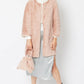 Pink Faux Fur Pom-Pom Drawstring Bucket Bag