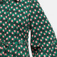 Louche Tabitha Retro Cubes Print Midi Shirtdress
