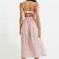 Rialto Lucky Flower Cut Out Back Midi Dress
