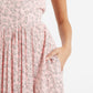 Rialto Lucky Flower Cut Out Back Midi Dress