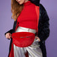 Red Faux Fur Bum Bag