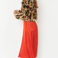 Red Faux Fur Cropped Jacket
