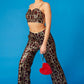 Red Faux Fur Love Heart Micro Bag
