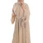Chiffon Triple Layered Abaya Design - Elegant Brown Abaya with Three Layers for Comfort and Style