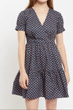Louche Saara Jaipur Print Tiered Mini Dress
