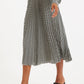 Louche Sabina Diamonds Forever Print Pleated Midi Skirt