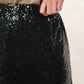 Louche Saro Sequin Midi Skirt - Green