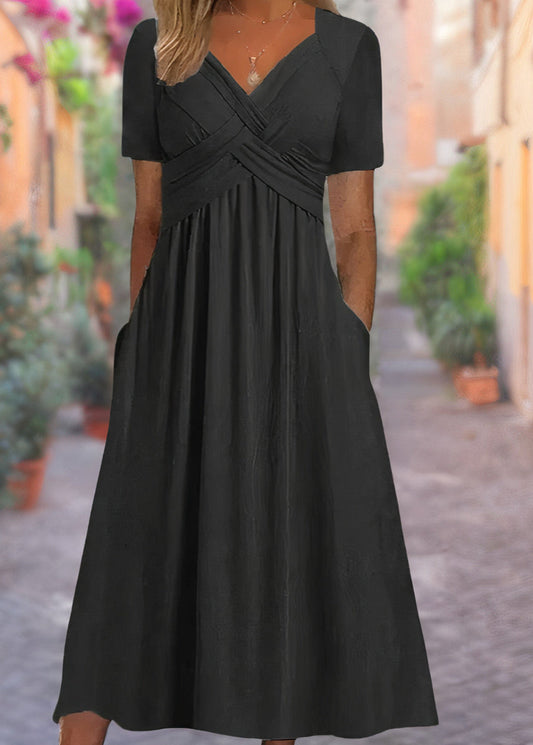 Aria | Comfortable V-Neck Dress