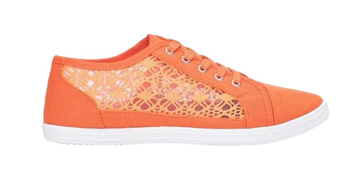 Ladies Lace Design Sneakers – Perfect Blend of Style and Comfort