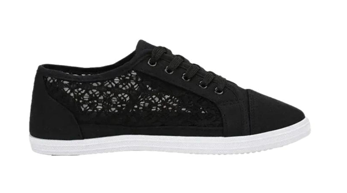 Ladies Lace Design Sneakers – Perfect Blend of Style and Comfort