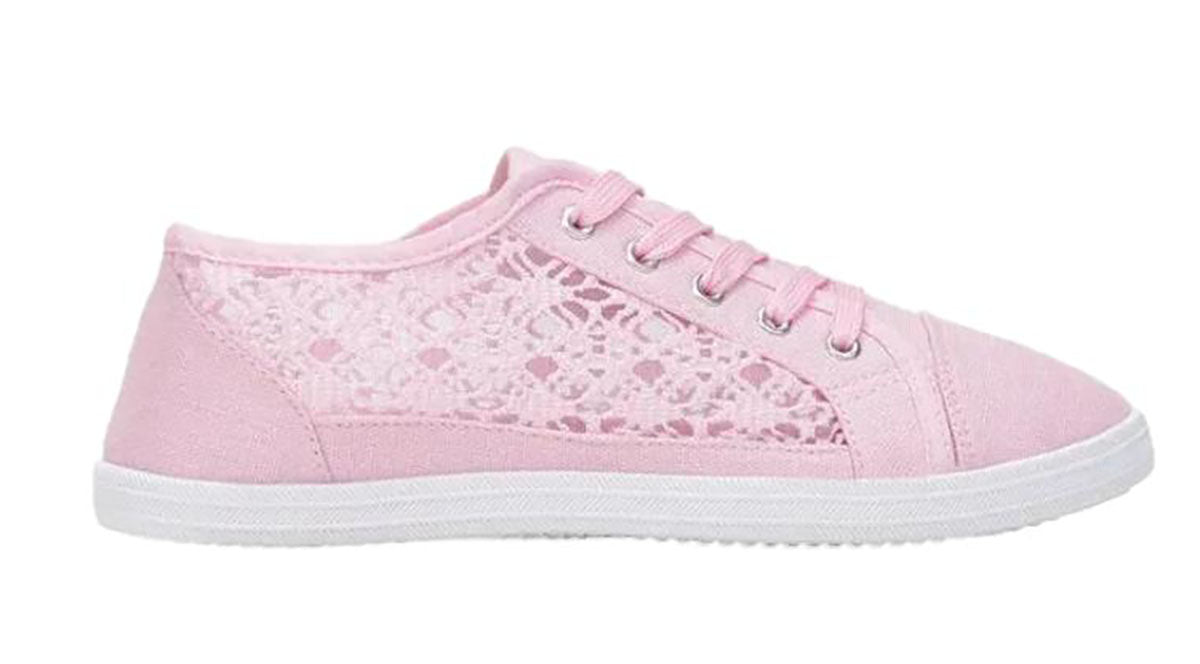 Ladies Lace Design Sneakers – Perfect Blend of Style and Comfort
