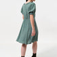 Solyne Flower Tile Print Mini Dress
