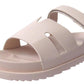 Anna Women's Stylish Two-Strap Slide Sandals - Comfortable Open Toe Chic Sandals