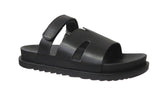 Ladies Black Sliders