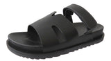 Anna Women's Stylish Two-Strap Slide Sandals - Comfortable Open Toe Chic Sandals