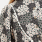 Suzanne Flower Patch Mini Dress Black/White