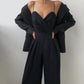 Imani - Elegant Spaghetti Strap Wide-Leg Jumpsuit